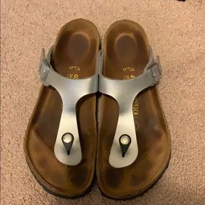 Silver Birkenstock’s